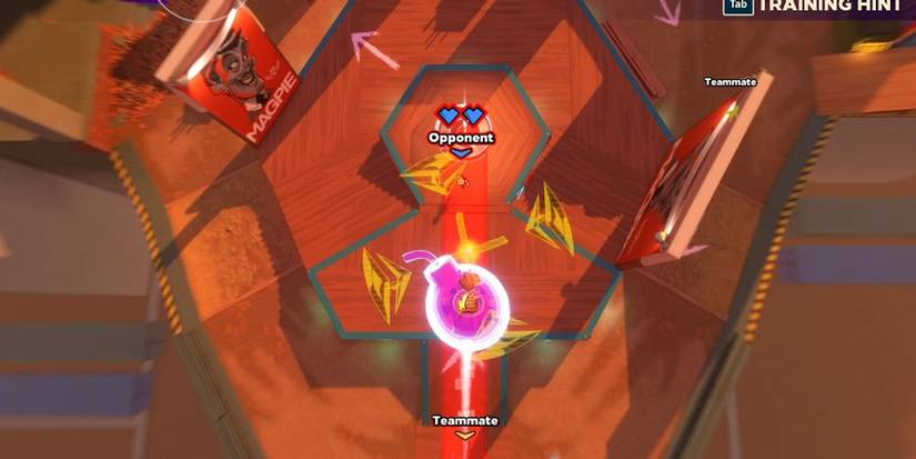 Knockout City player thrown as a ball.