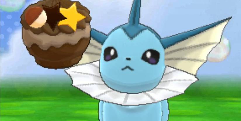 Vaporeon in Pokemon Amie