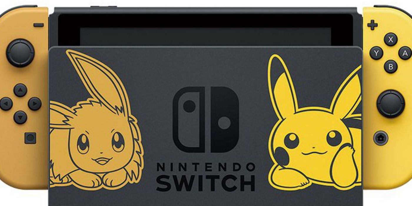 The Pokemon Let’s Go Pikachu Switch console