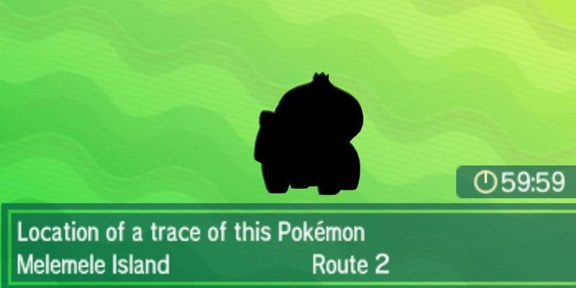 Pokemon Island Scan Bulbasuar