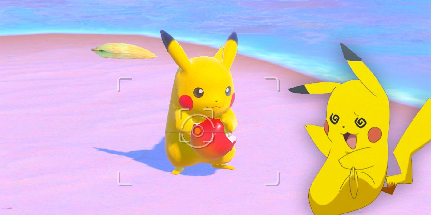 Pokemon Snap Pikachu Confused
