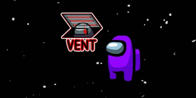 Among Us Purple with Vent Button