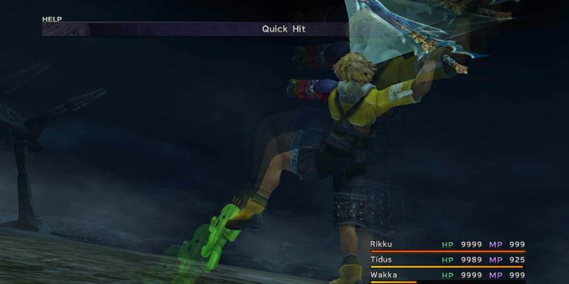 Final Fantasy 10 Tidus Action Shot Using Quick Hit