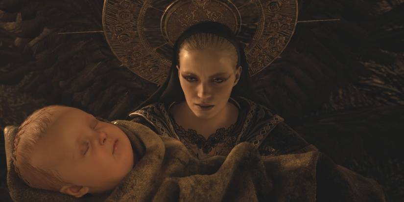 Resident Evil Village Mother Miranda Holding Rose