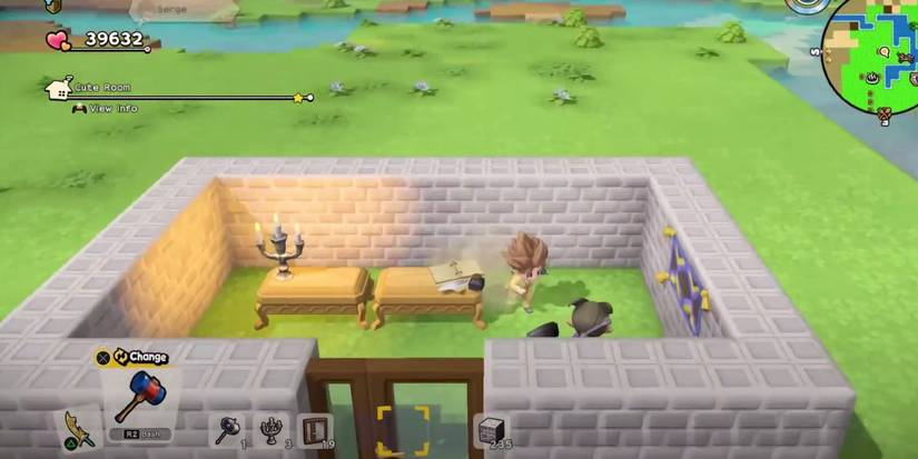 Dragon Quest BUilder 2, room