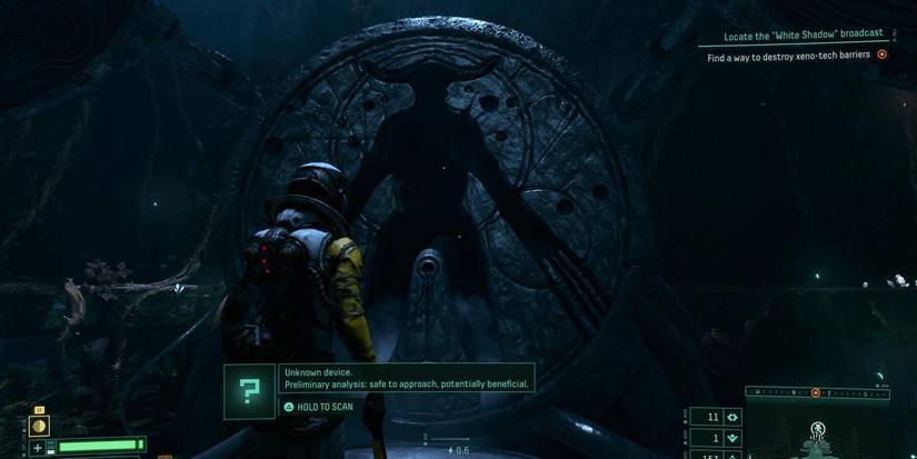 Selene looking at reconstructor