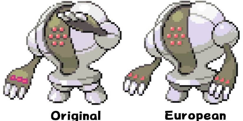 Registeel Original vs European Dr Lava