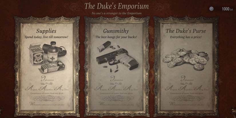 Resident Evil 8 Duke's Store