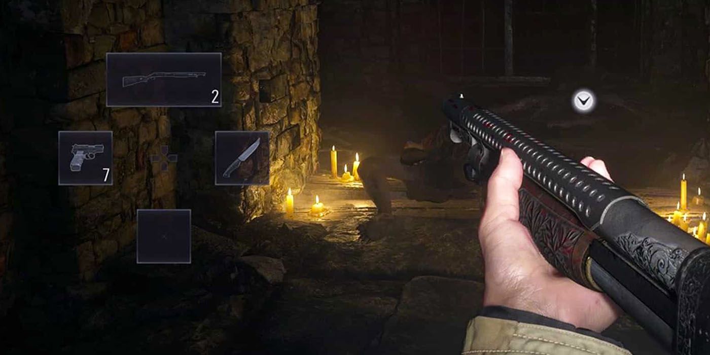 Resident Evil 8 turning quickly will help in all situations