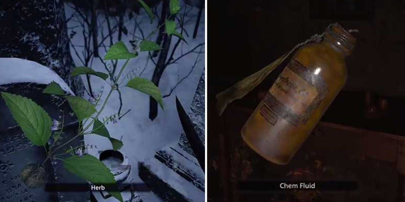 Resident Evil 8 Herb Chem Fluid