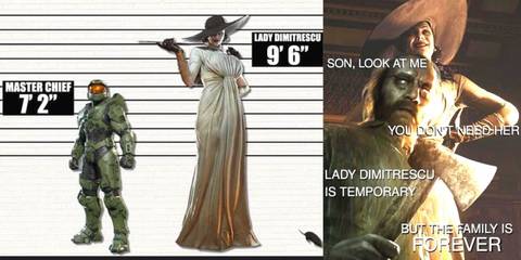 Resident Evil 8 10 Hilarious Lady Dimitrescu Memes Resident Evil 8 10 Hilarious Lady Dimitrescu Memes