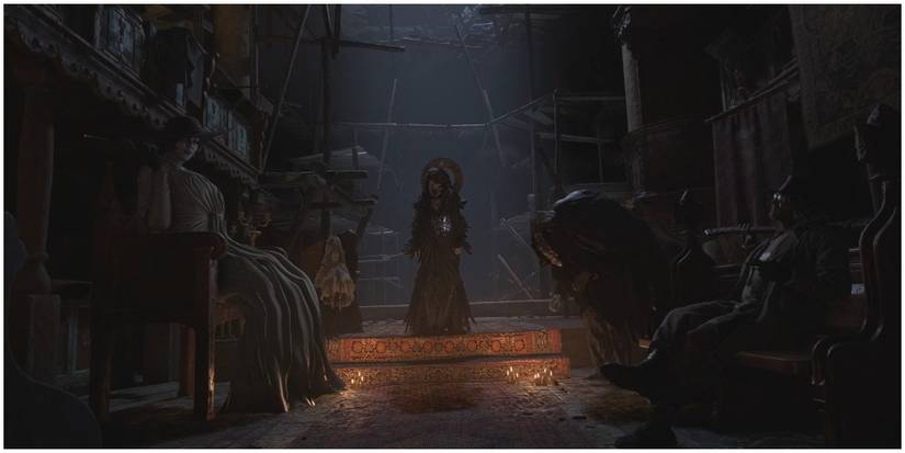 Resident Evil Village All Of The Villains Together