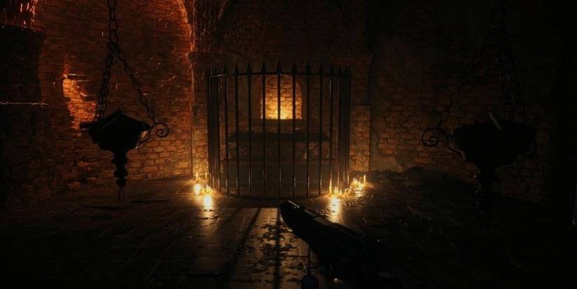 Resident Evil Village castle dungeon puzzle