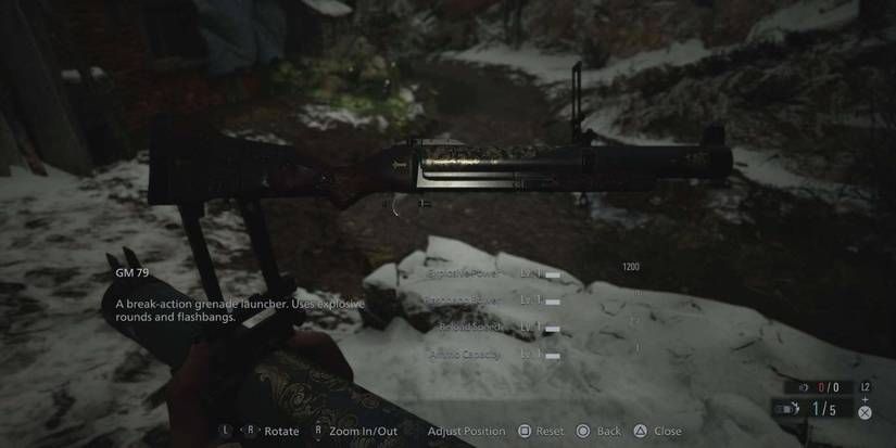Grenade Launcher ammo is useful in resident evil village