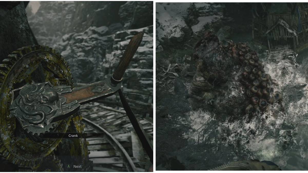 Resident Evil Village Crank Location Collage Crank And Zipline