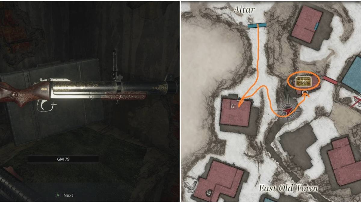 Resident Evil Village Finding The Grenade Launcher Collage Map And Item