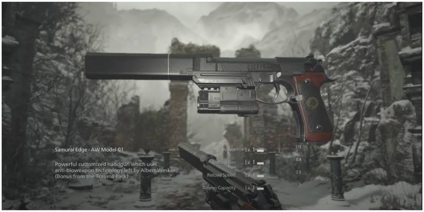 Resident Evil Village Inspecting The Samurai Edge