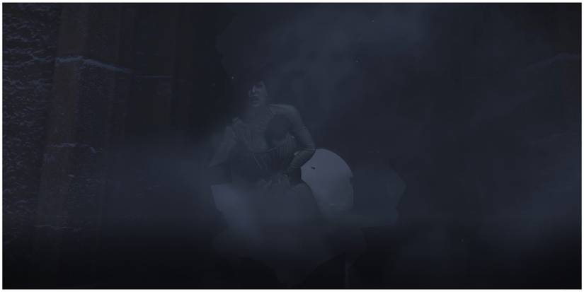 Resident Evil Village Lady Dimitrescu On Top Of The Tower