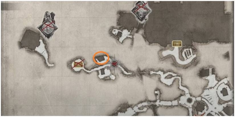 Resident Evil Village Location Of Luthier's Key On The Map