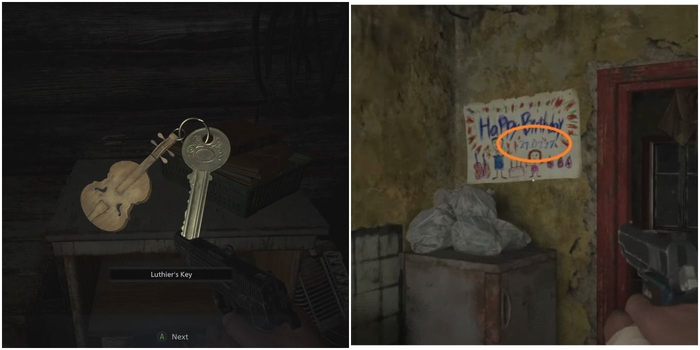 Resident Evil Village Luthier's Key Collage Location And Key Code