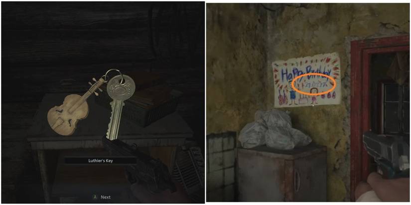 Resident Evil Village Luthier's Key Collage Location And Key Code