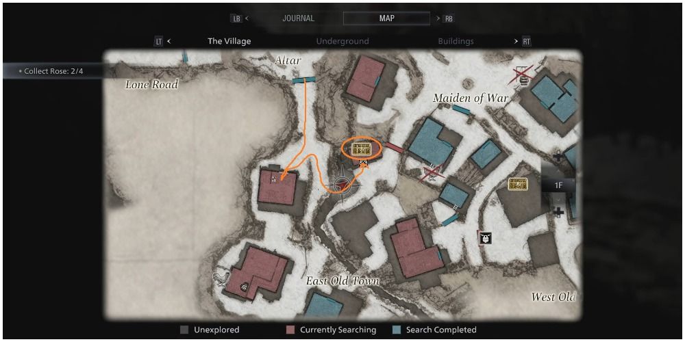 Resident Evil Village Path To Get To The Grenade Launcher