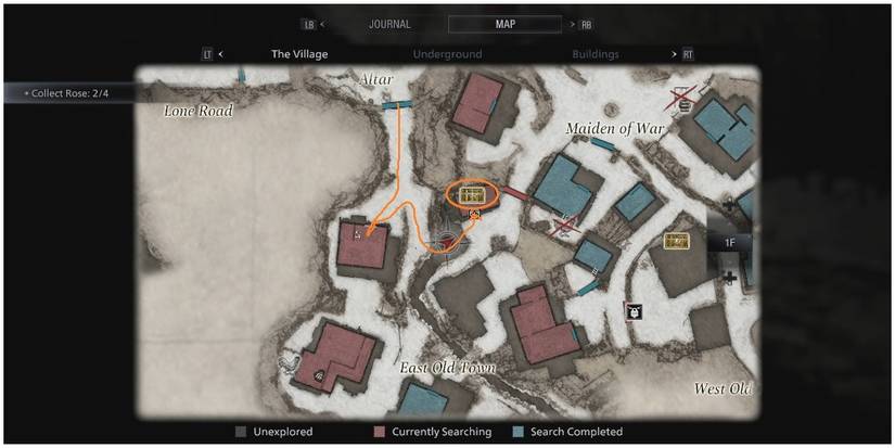 Resident Evil Village Path To Get To The Grenade Launcher