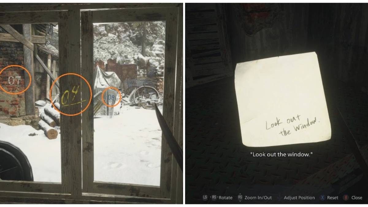 Resident Evil Village Workshop Code Collage Picture And Numbers