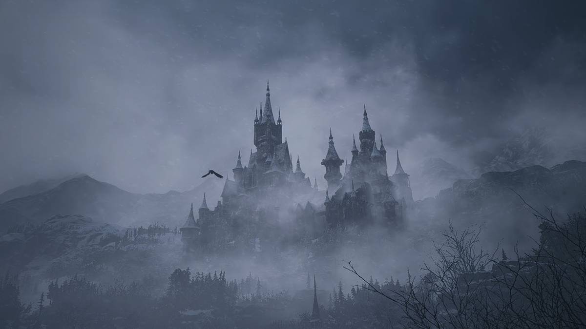Resident Evil Village landscape photo Castle Dimitrescu