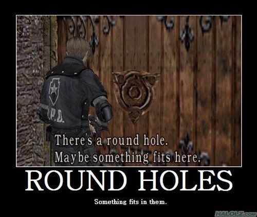 Round hole meme