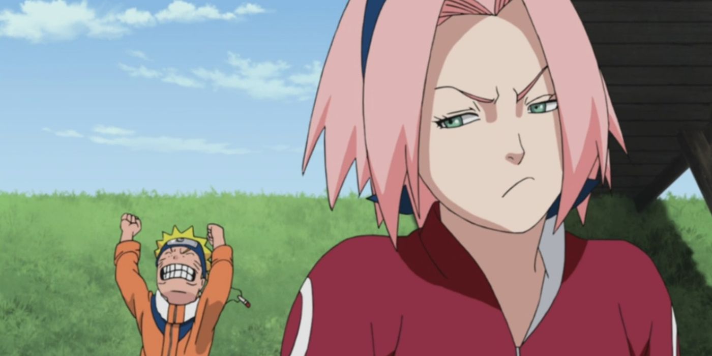 Sakura angry at Naruto