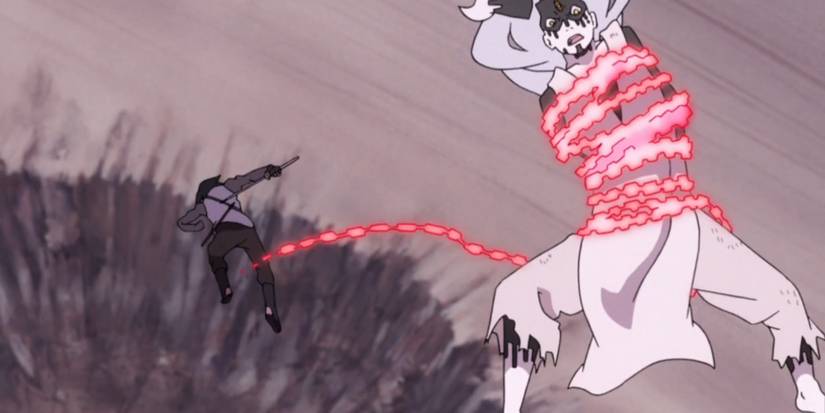 Naruto Boruto Sasuke Amenotejikara Momoshiki Fight Rinnegan Jutsu