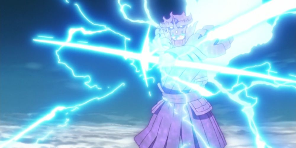 Naruto Sasuke Indra's Arrow Susanoo Jutsu Sharingan