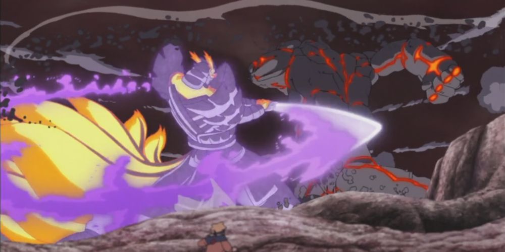Naruto Sasuke Kurama Susanoo Sharingan Shinobi War
