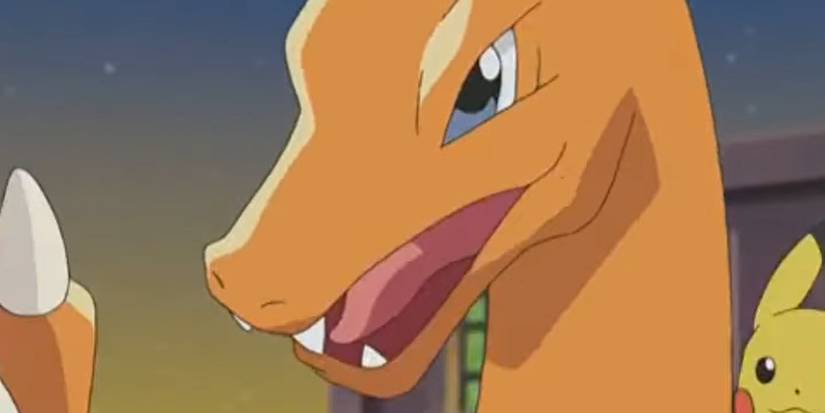 Charizard's face.