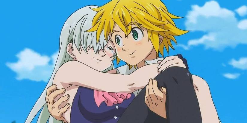 Elizabeth and Meliodas in Seven Deadly Sins