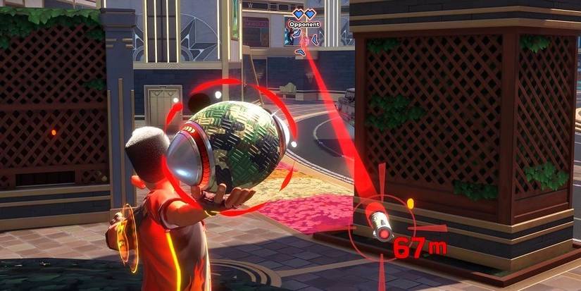 Knockout City sniper ball.