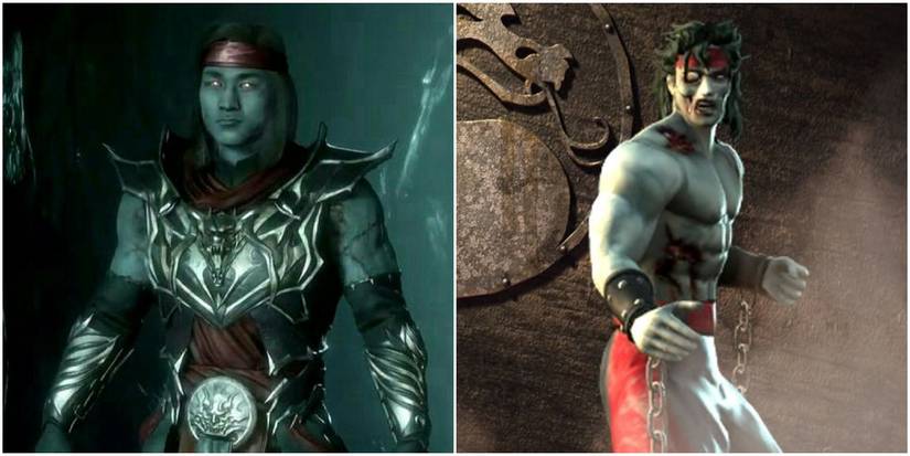 A Split Image Of Liu Kang After Death