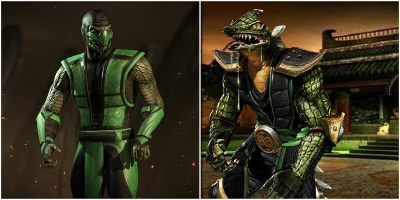 A Split Image Of MKX Reptile & MKDA Reptile