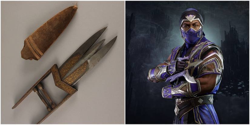 A Split Image Of Rain & The Katar