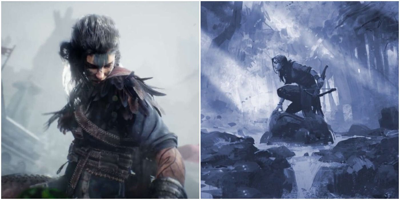 A Split Image Of The Hunter