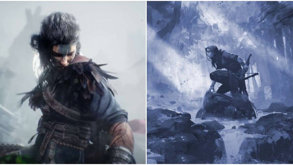 A Split Image Of The Hunter