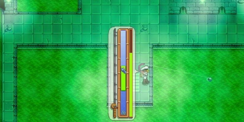 Fisher catching a mutant carp