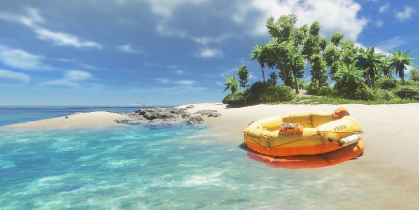 The Rubber Dinghy Is The Starting Vehicle In Stranded Deep