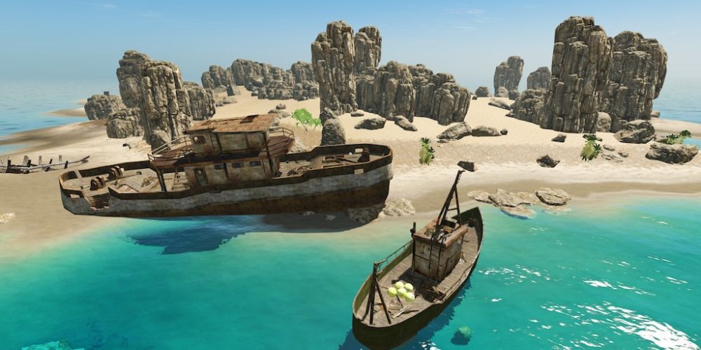 Shipwrecks Are A Great Place To Find Resources In Stranded Deep