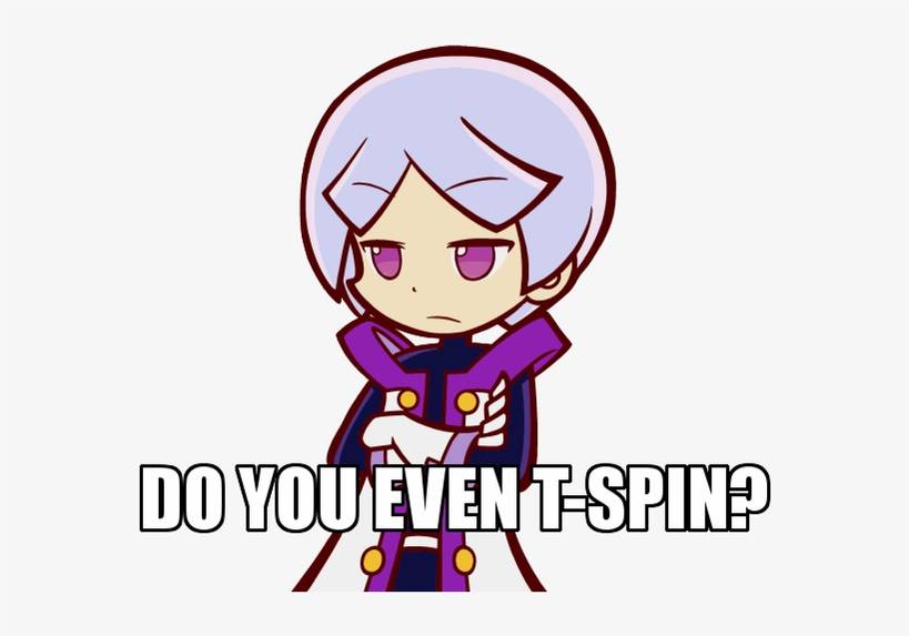 T-spin puyo puyo