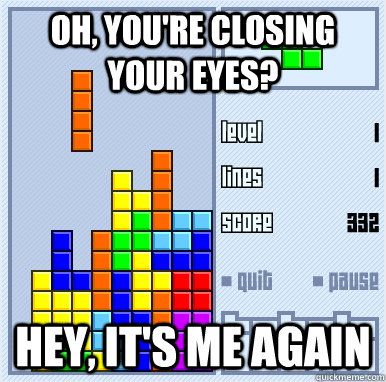 Tetris effect meme