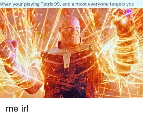 Thanos tetris meme copy