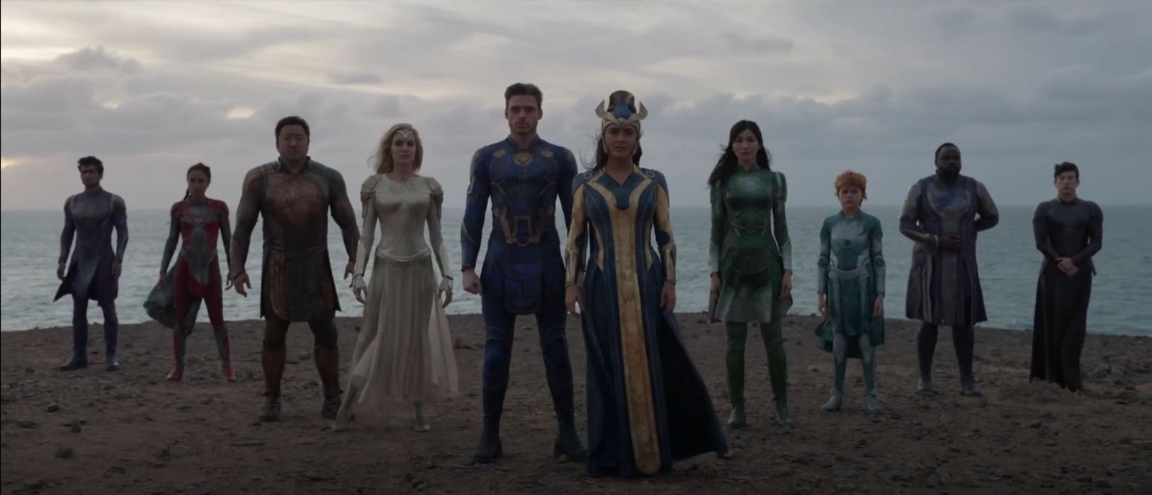 The Eternals team in trailer