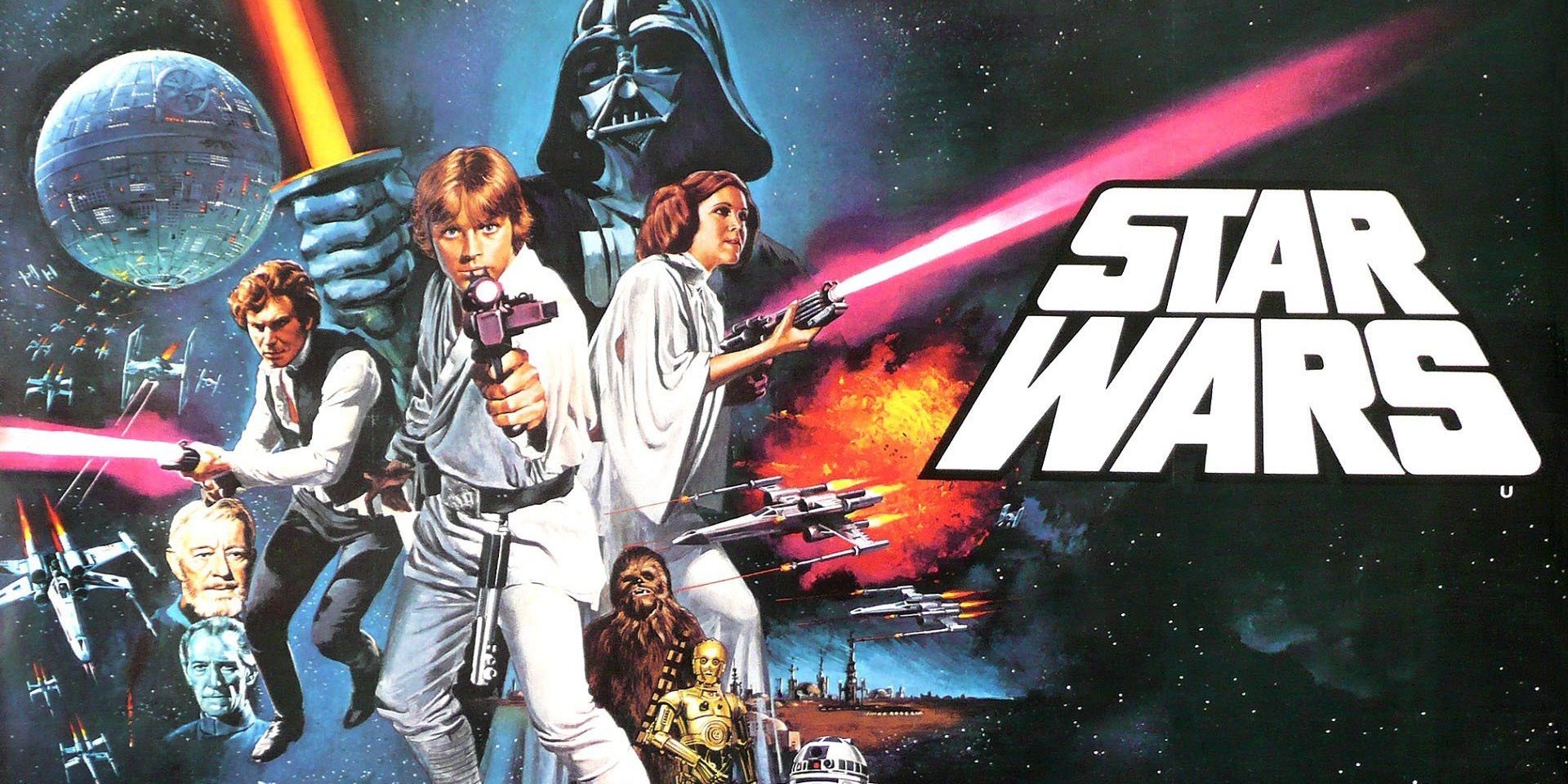 The poster for the original Star Wars movie